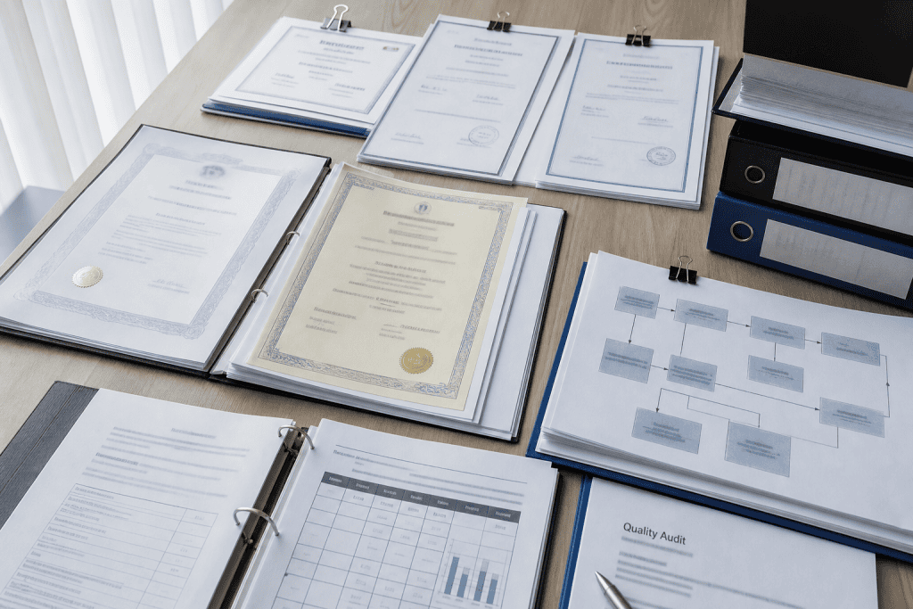 Compliance and certification review desk