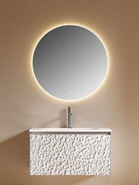 Wooden Pedestal Bathroom Vanity