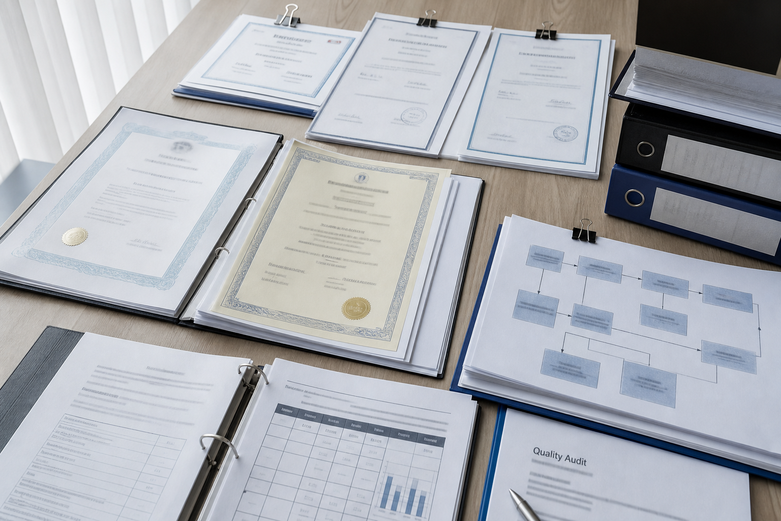 Compliance and QC documentation desk