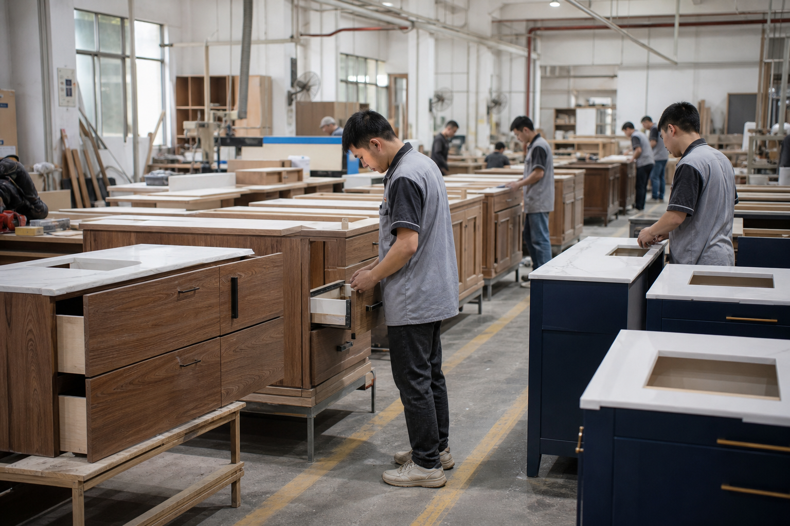 Vanity assembly workshop