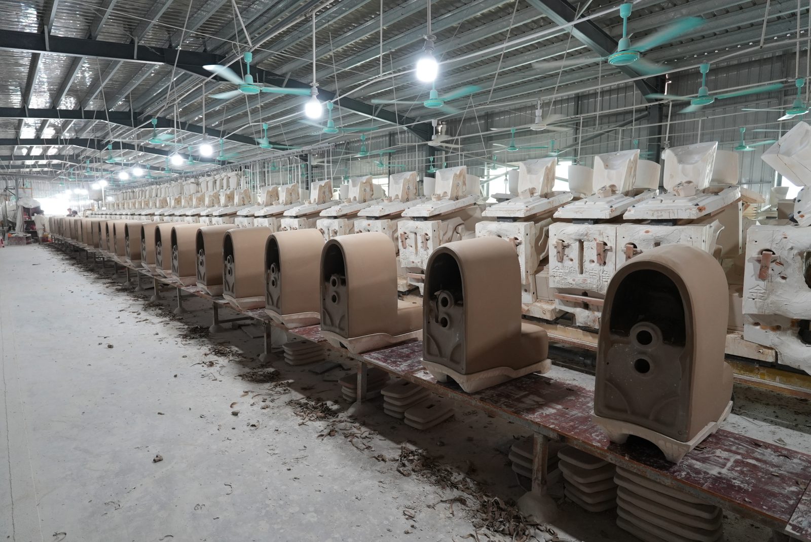 Ceramic forming equipment detail