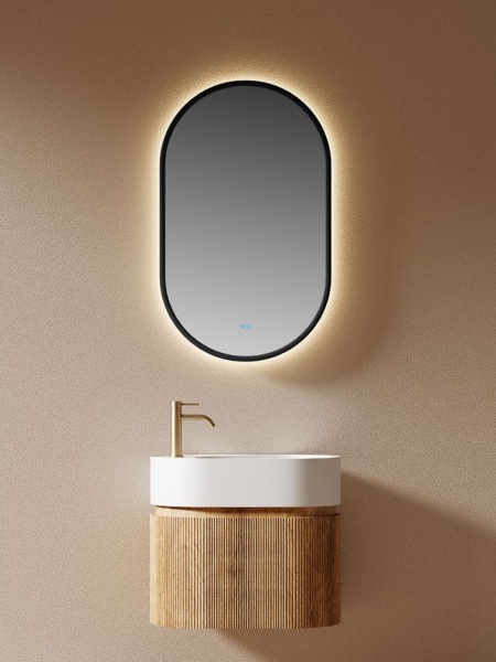 Freestanding vanity for resort rooms